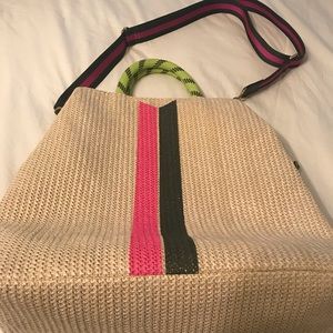 Stella and Dot Gamechanger Straw Tote